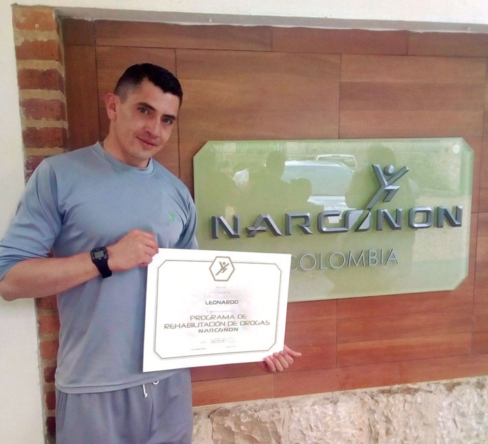 Graduado del programa Narconon Colombia. L.C.G.